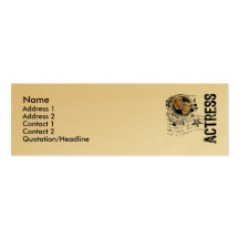 Actress Alchemy of Acting Business Card Templates