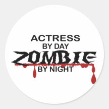 Actress Zombie Stickers