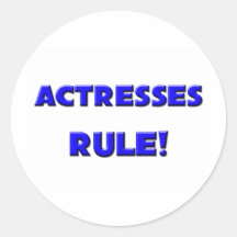 Actresses Rule! Stickers