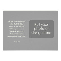 ACTS 1:8 Bible Verse Personalized Invites