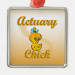 Actuary Chick Christmas Tree Ornament