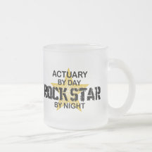 Actuary Rock Star by Night Mug