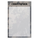 ACU Camo Personalized Stationary Stationery Design