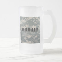 ACU HOOAH! FROSTED 16oz BEER MUG