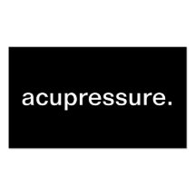 Acupressure Business Card Template