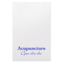 Acupuncture - Open the chi