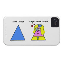 Acute Triangle A Really Cute Triangle iPhone 4 Case-Mate Cases