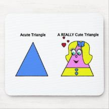 Acute Triangle A Really Cute Triangle Mousepad