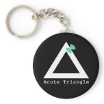 Acute Triangle Keychain