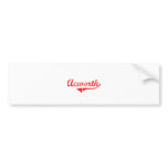 Acworth Georgia Classic Design bumper stickers