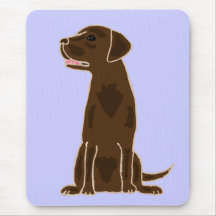 AD- Chocolate Labrador Mousepad