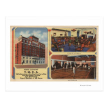 Ad for Army/Navy Y.M.C.A. Building Postcard