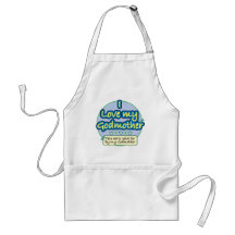 Ad paid for by my Godmother blue Aprons