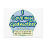 Ad paid for by my Godmother blue Postcards
