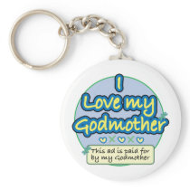 Ad paid for by my Godther blue Keychain