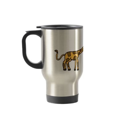 AD- Whimsical Giraffe Travel Mug by naturesmiles