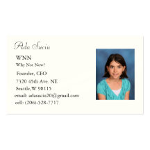 ADA de carte de visite de WNN