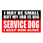 ADA Service Dog Information Cards Business Card Templates