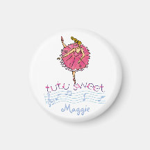 Adagio Tutu Sweet customizable Magnet