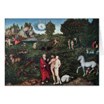 Adam And Eve In The Garden Of Eden, Adam And Eve I Card