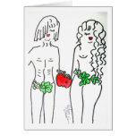 Adam & Eve Greeting Card