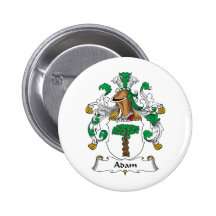 Adam Family Crest Buttons