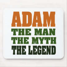 Adam - the Man, the Myth, the Legend! Mousepads