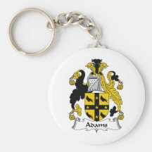 Adams Family Crest Keychains