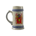 Adams Family Crest Stein Coffee Mug