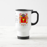 Adams Family Crest Travel Mug mugs