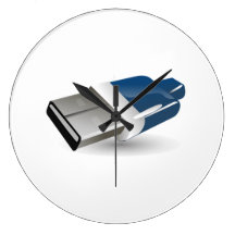 Adaptateur d'USB d'ordinateur Pendules Murales