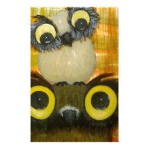 adaptP1040285crop8x10.jpg whimsical owl family Stationery Design