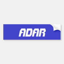 Adar Bumper Stickers