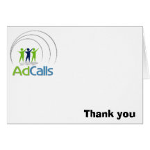 adcallslogo, Thank you Greeting Cards
