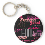 Add Any Name Pink Shades Personalized Keychain keychains
