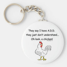 ADD Chicken Humour Keychain