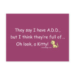 ADD full of Kitty Humour