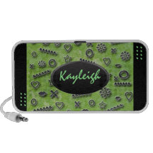 Add Her Name Designer Doodle Speaker