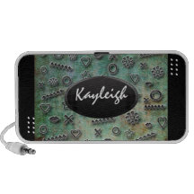 Add Her Name Designer Doodle Speaker