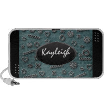 Add Her Name Designer Doodle Speaker
