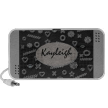 Add Her Name Designer Doodle Speaker