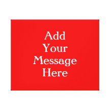 Add My Own Text to Canvas Print Personalized Gift