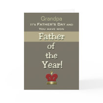 Add Name Father's Day Humour Father of the Year