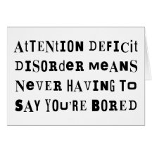ADD Never Bored Greeting Card