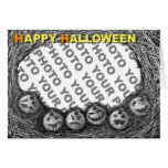 Add Photo Halloween Card Pumpkin Head 1