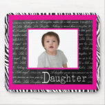 ADD PHOTO OR TEXT IN FRAME-MOUSEPAD-DAUGHTER