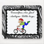 ADD PHOTO TO FRAME -MOUSEPAD-ZEBRA STRIPE