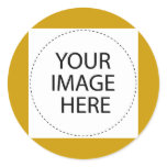 Add Your Image Or Text Here Round Sticker