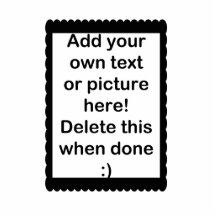 Add Your Own logo Photo Cut Outs