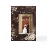 Add your own photo wedding design template card